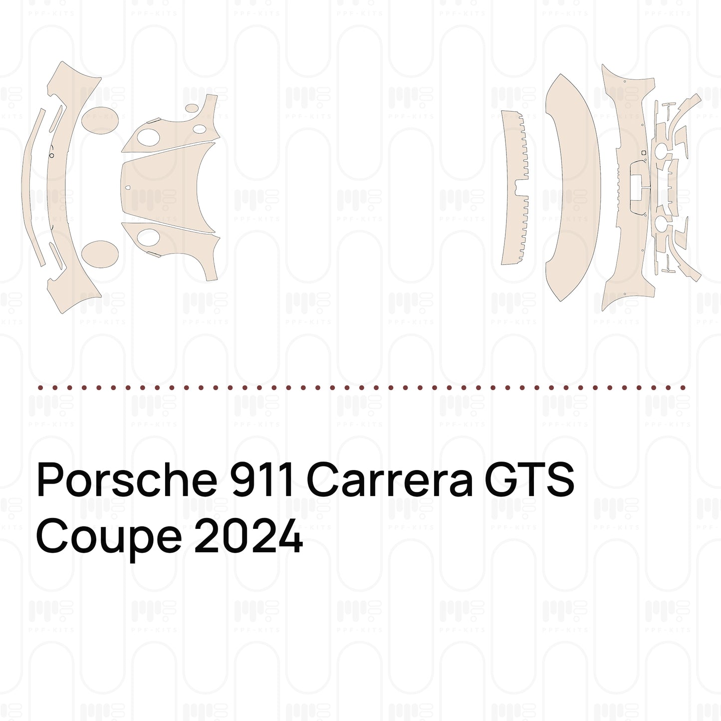 Voorgesneden PPF Porsche 911 Carrera GTS Coupe 2024