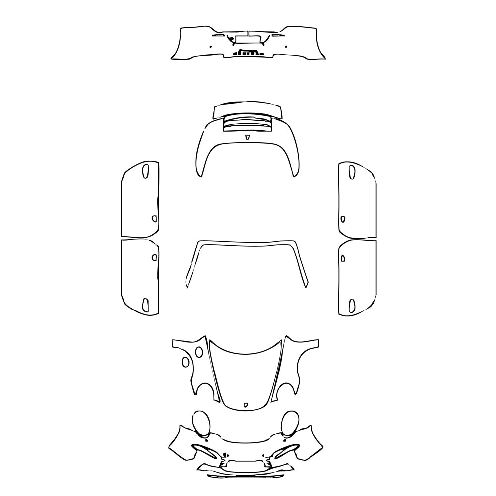 Pre-Cut PPF Porsche 911 Carrera S Cabriolet 2015 - PPF-Kits