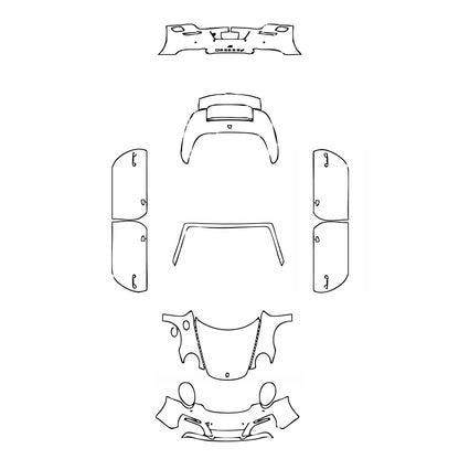 Pre-Cut PPF Porsche 911 Carrera S Cabriolet 2017 - PPF-Kits