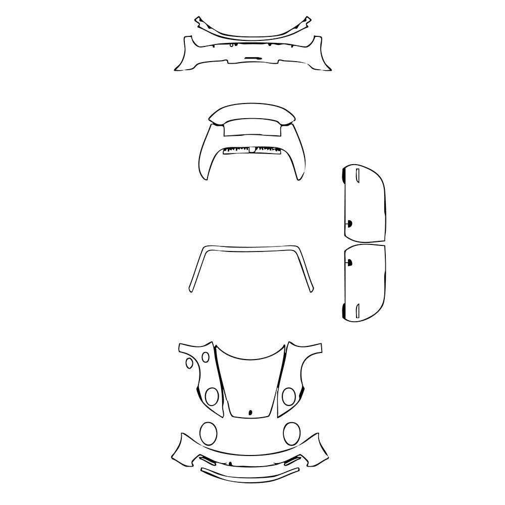 Pre-Cut PPF Porsche 911 Carrera S Cabriolet 2022 - PPF-Kits