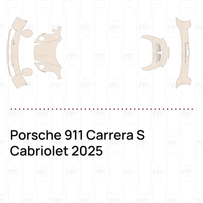 Voorgesneden PPF Porsche 911 Carrera S Cabriolet 2025