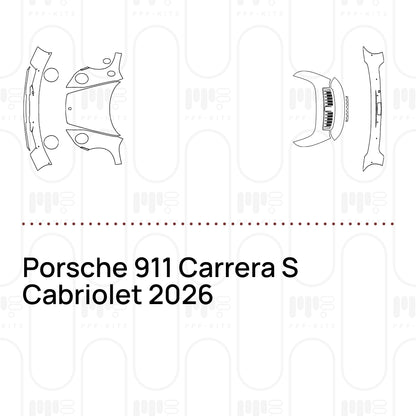 Voorgesneden PPF Porsche 911 Carrera S Cabriolet 2026