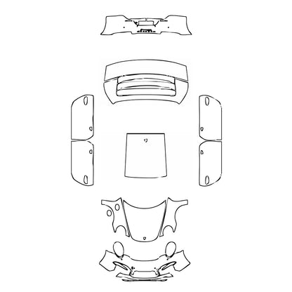 Pre-Cut PPF Porsche 911 Carrera S Coupe 2014 - PPF-Kits