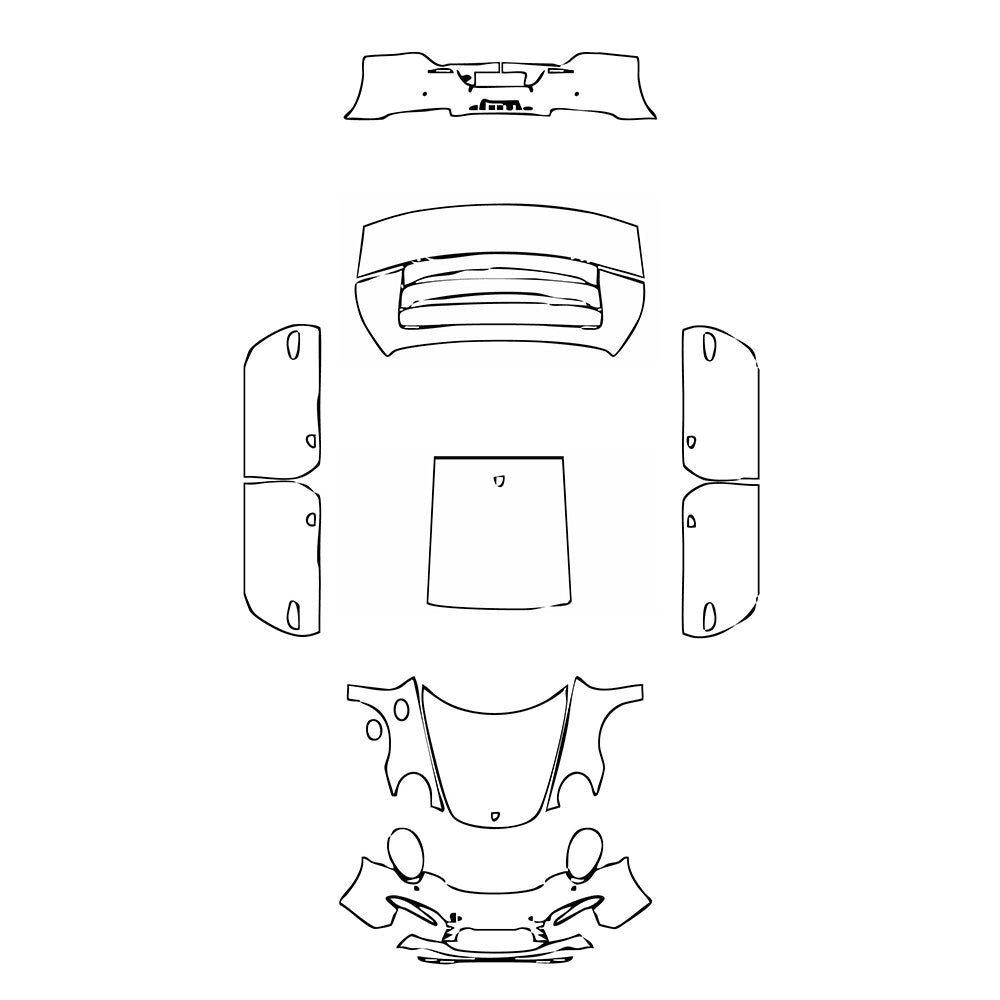 Pre-Cut PPF Porsche 911 Carrera S Coupe 2015 - PPF-Kits