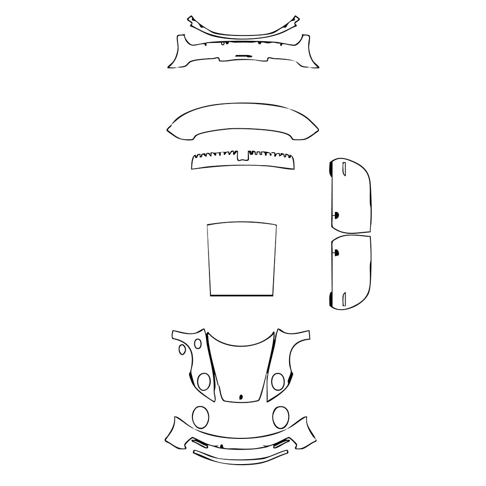 Pre-Cut PPF Porsche 911 Carrera S Coupe 2020 - PPF-Kits