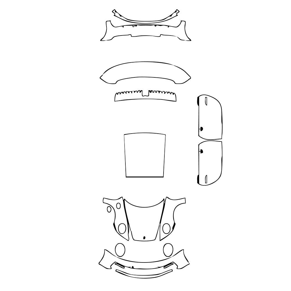 Pre-Cut PPF Porsche 911 Carrera S Coupe 2023 - PPF-Kits