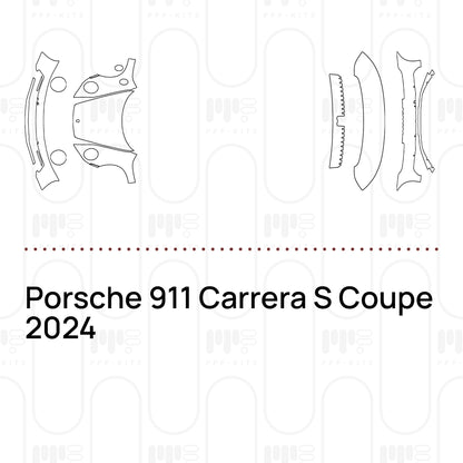 Voorgesneden PPF Porsche 911 Carrera S Coupe 2024