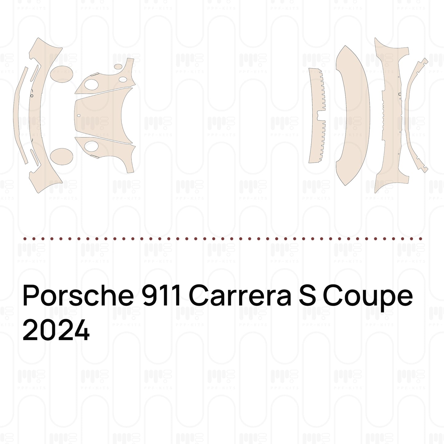 Voorgesneden PPF Porsche 911 Carrera S Coupe 2024