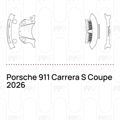 Voorgesneden PPF Porsche 911 Carrera S Coupe 2026