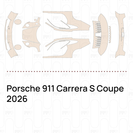 Voorgesneden PPF Porsche 911 Carrera S Coupe 2026
