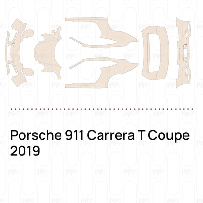 Voorgesneden PPF Porsche 911 Carrera T Coupe 2019
