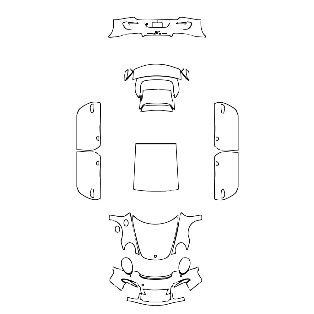 Pre-Cut PPF Porsche 911 GT3 2013 - PPF-Kits