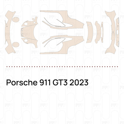 Voorgesneden PPF Porsche 911 GT3 2023