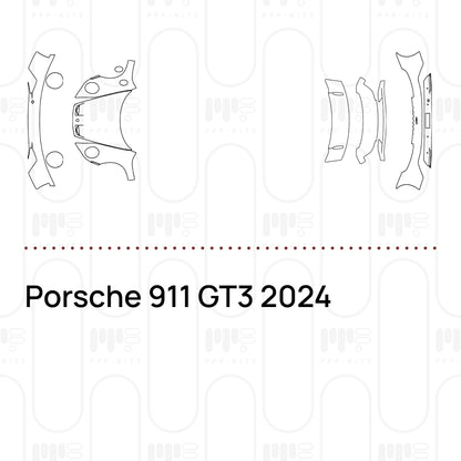 Voorgesneden PPF Porsche 911 GT3 2024