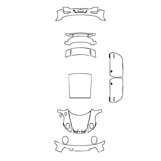 Pre-Cut PPF Porsche 911 GT3 2025 - PPF-Kits