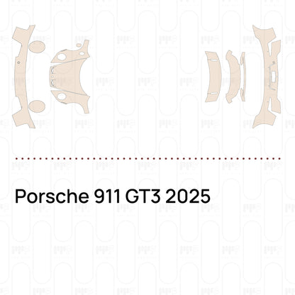 Voorgesneden PPF Porsche 911 GT3 2025