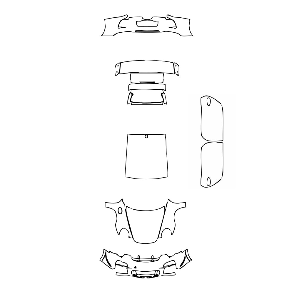 Pre-Cut PPF Porsche 911 GT3 RS 2012 - PPF-Kits