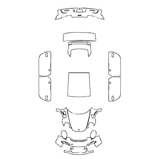 Pre-Cut PPF Porsche 911 GT3 RS 2015 - PPF-Kits