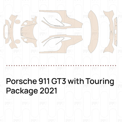 Voorgesneden PPF Porsche 911 GT3 with Touring Package 2021