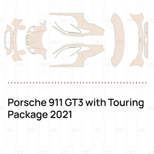 Voorgesneden PPF Porsche 911 GT3 with Touring Package 2021