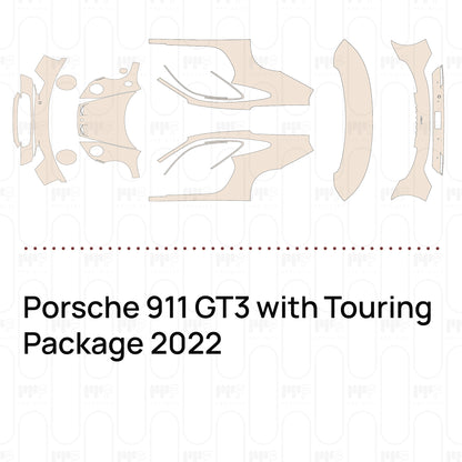 Voorgesneden PPF Porsche 911 GT3 with Touring Package 2022
