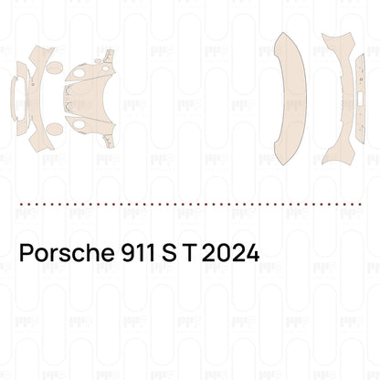 Voorgesneden PPF Porsche 911 S T 2024