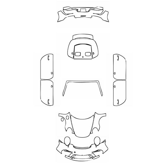 Pre-Cut PPF Porsche 911 Speedster 2018 - PPF-Kits