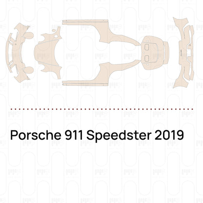 Voorgesneden PPF Porsche 911 Speedster 2019