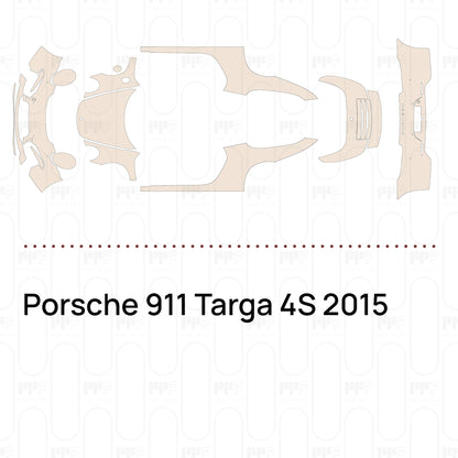 Voorgesneden PPF Porsche 911 Targa 4S 2015
