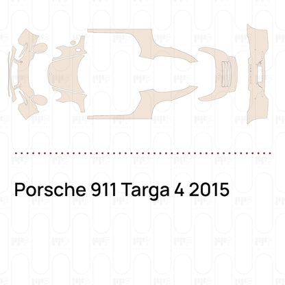 Voorgesneden PPF Porsche 911 Targa 4 2015