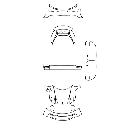 Pre-Cut PPF Porsche 911 Targa 4 2022 - PPF-Kits