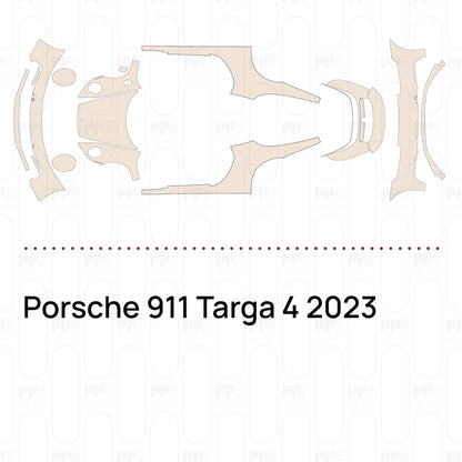Voorgesneden PPF Porsche 911 Targa 4 2023