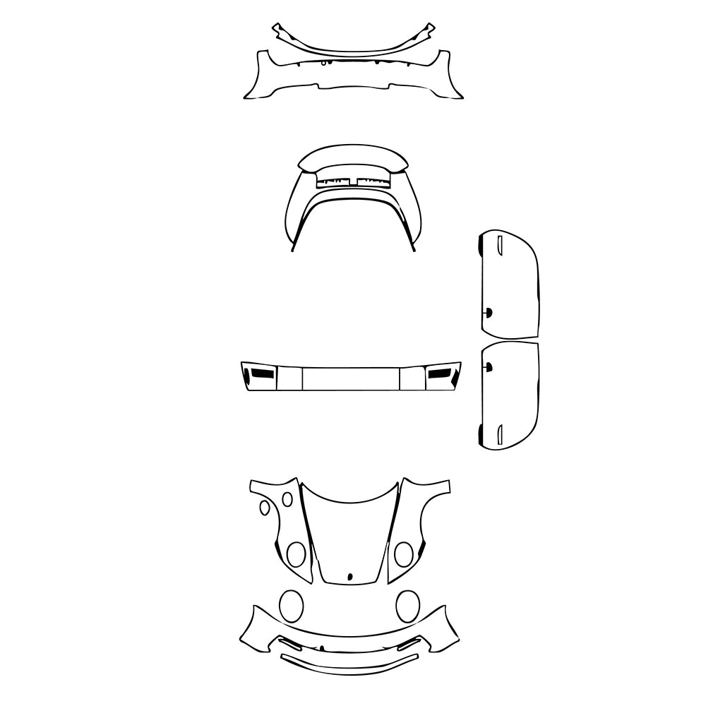 Pre-Cut PPF Porsche 911 Targa 4 2024 - PPF-Kits