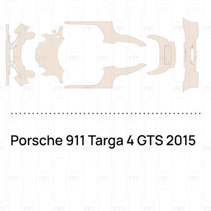Voorgesneden PPF Porsche 911 Targa 4 GTS 2015
