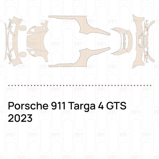 Voorgesneden PPF Porsche 911 Targa 4 GTS 2023