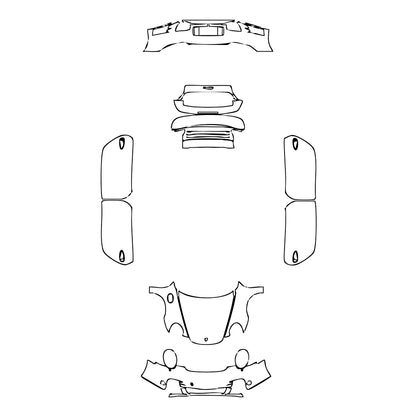 Pre-Cut PPF Porsche 911 Turbo Coupe 2008 - PPF-Kits