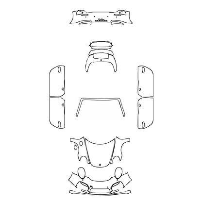 Pre-Cut PPF Porsche 911 Turbo S Cabriolet 2014 - PPF-Kits