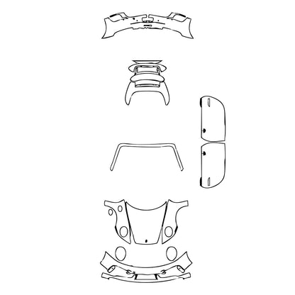 Pre-Cut PPF Porsche 911 Turbo S Cabriolet 2021 - PPF-Kits