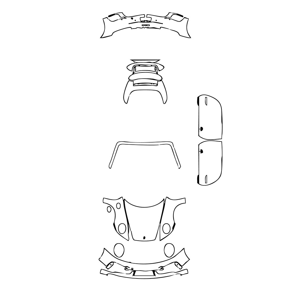 Pre-Cut PPF Porsche 911 Turbo S Cabriolet 2024 - PPF-Kits