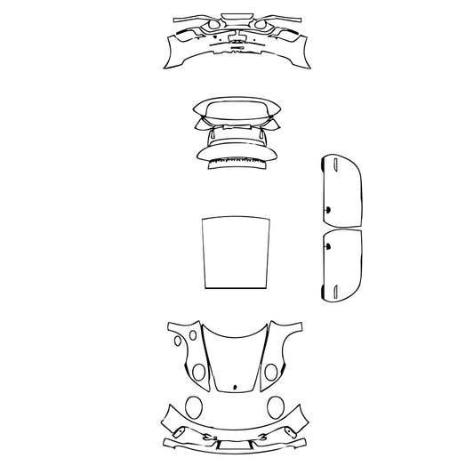 Pre-Cut PPF Porsche 911 Turbo S Coupe 2024 - PPF-Kits