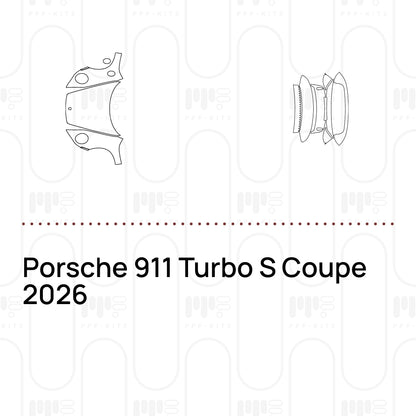 Voorgesneden PPF Porsche 911 Turbo S Coupe 2026