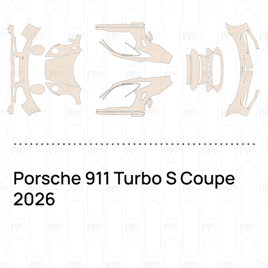 Pre-Cut PPF Porsche 911 Turbo S Coupe 2026