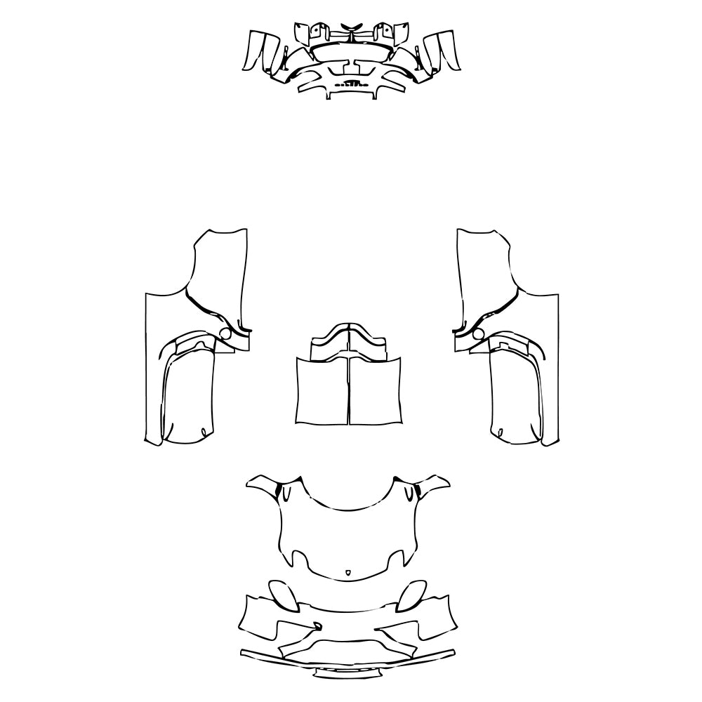 Pre-Cut PPF Porsche 918 Spyder 2014 - PPF-Kits