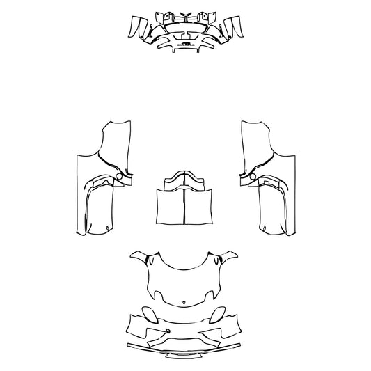 Pre-Cut PPF Porsche 918 Spyder 2015 - PPF-Kits