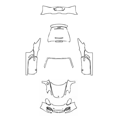 Pre-Cut PPF Porsche Boxter Boxter 2014 - PPF-Kits
