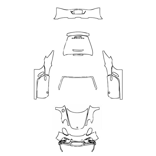 Pre-Cut PPF Porsche Boxter Boxter GTS 2015 - PPF-Kits