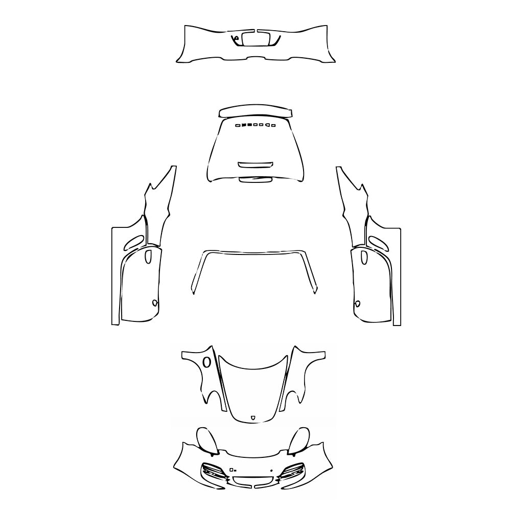 Pre-Cut PPF Porsche Boxter Boxter S 2014 - PPF-Kits