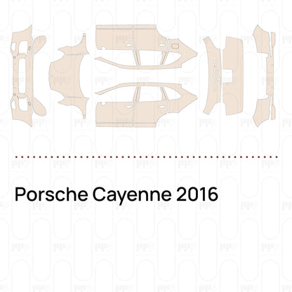 Voorgesneden PPF Porsche Cayenne 2016