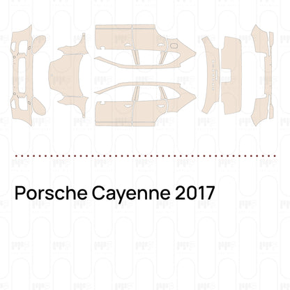 Voorgesneden PPF Porsche Cayenne 2017