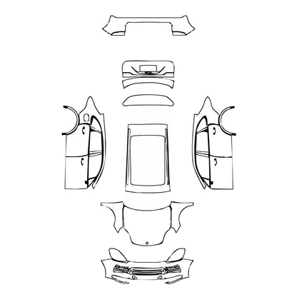 Pre-Cut PPF Porsche Cayenne Cayenne 2021 - PPF-Kits